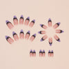 12 Sizes-24 Pcs Press On Nails W1607