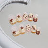 12 Sizes-24 Pcs Press On Nails R836