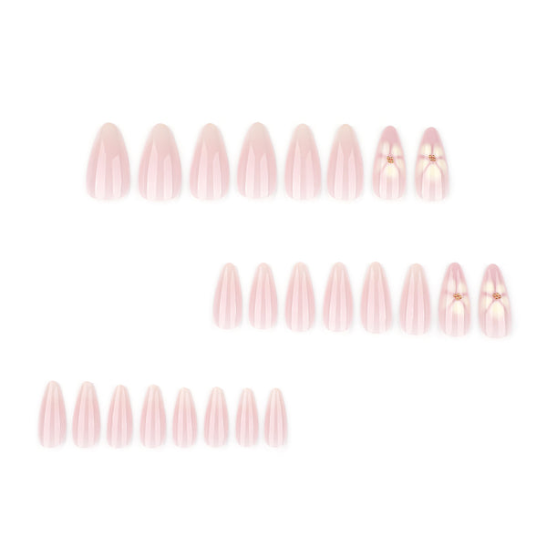 12 Sizes-24 Pcs Press On Nails JP3943
