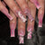 12 Sizes-24 Pcs Press On Nails W1693
