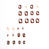 12 Sizes-24 Pcs Press On Nails JP1546
