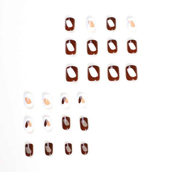 12 Sizes-24 Pcs Press On Nails JP1546