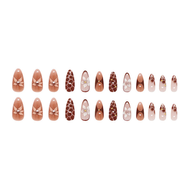 12 Sizes-24 Pcs Press On Nails Z1080