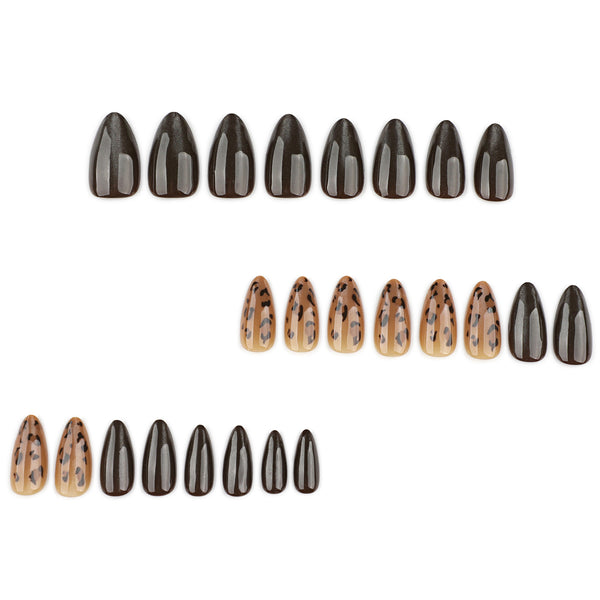 12 Sizes-24 Pcs Press On Nails JP4084