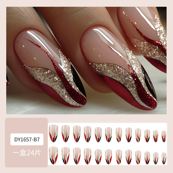 12 Sizes-24 PcsPress On NailsDY1657-B7