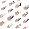 12 Sizes-24 Pcs Press On Nails JP2749
