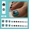 12 Sizes-24 Pcs Press On Nails F049