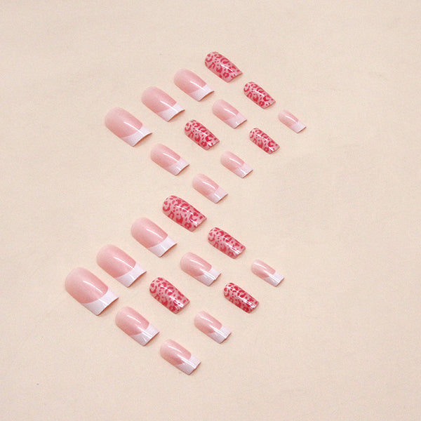 12 Sizes-24 Pcs Press On Nails W710