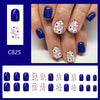12 Sizes-24 Pcs Press On Nails C825