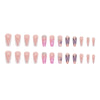 12 Sizes-24 Pcs Press On Nails Z724