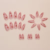 12 Sizes-24 Pcs Press On Nails W1839