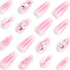 12 Sizes-24 Pcs Press On Nails JP2825