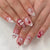 12 Sizes-24 Pcs Press On Nails JP3289