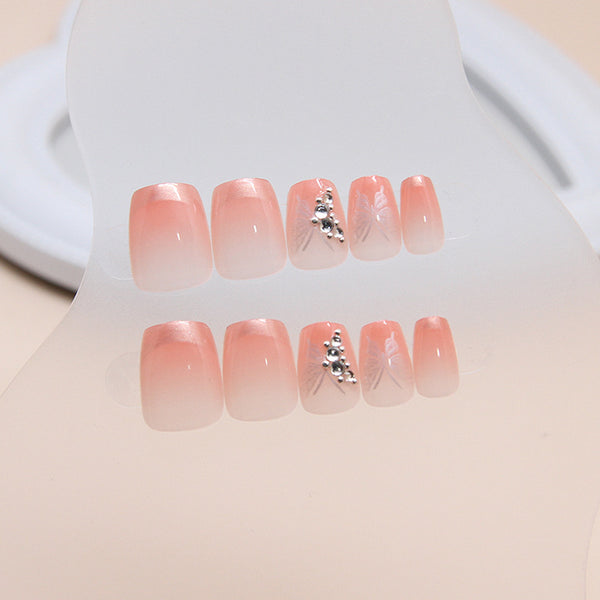 12 Sizes-24 Pcs Press On Nails Z844