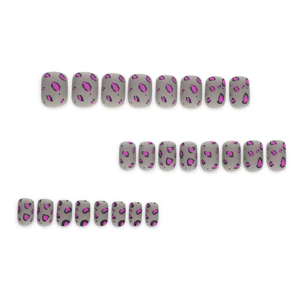 12 Sizes-24 Pcs Press On Nails JP3237