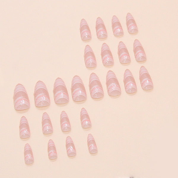 12 Sizes-24 Pcs Press On Nails W1765