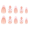 12 Sizes-24 Pcs Press On Nails JP3602