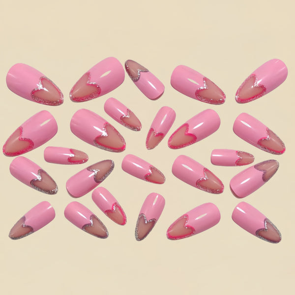 12 Sizes-24 Pcs Press On Nails Y1744