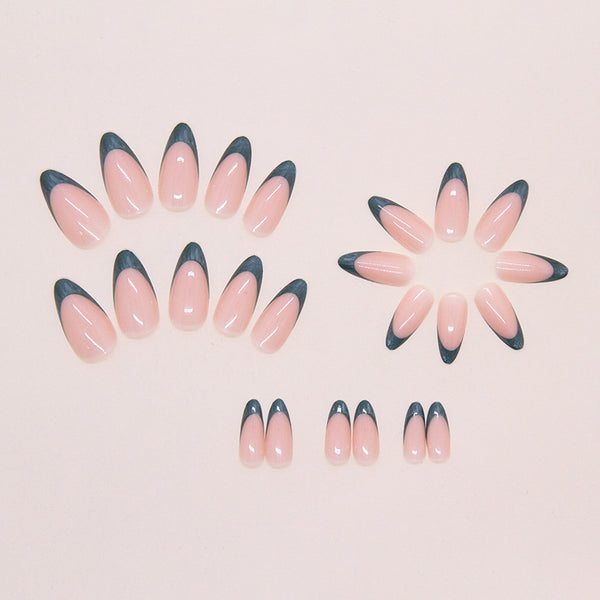 12 Sizes-24 Pcs Press On Nails W1993