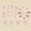 12 Sizes-24 Pcs Press On Nails Y1584