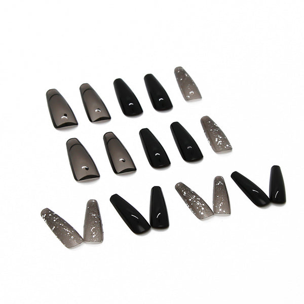 12 Sizes-24 Pcs Press On Nails W037