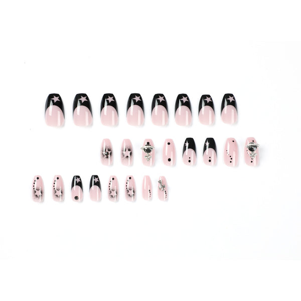 12 Sizes-24 Pcs Press On Nails JP2053