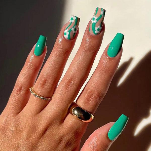 12 Sizes-24 Pcs Press On Nails JP2018