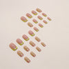 12 Sizes-24 Pcs Press On Nails W1066