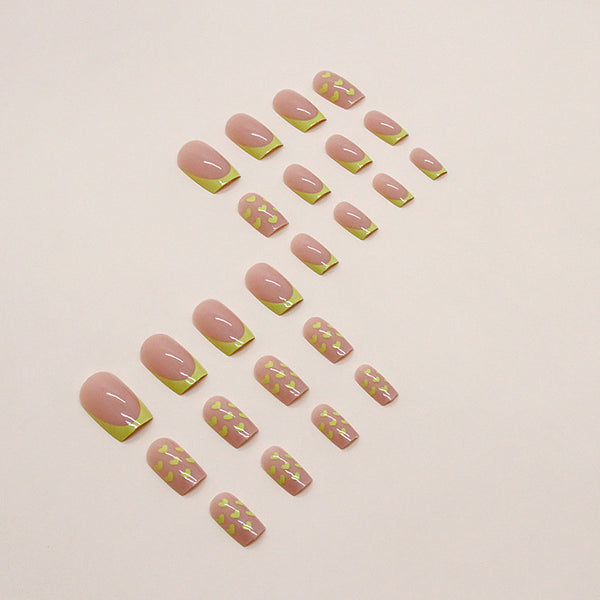 12 Sizes-24 Pcs Press On Nails W1066