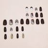 12 Sizes-24 Pcs Press On Nails W2202