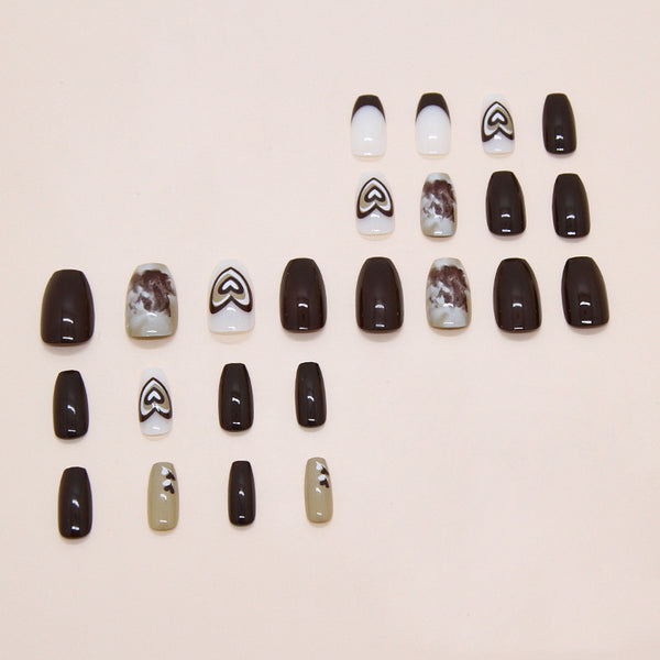 12 Sizes-24 Pcs Press On Nails W2202
