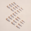 12 Sizes-24 Pcs Press On Nails Z646