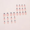 12 Sizes-24 Pcs Press On Nails W1993