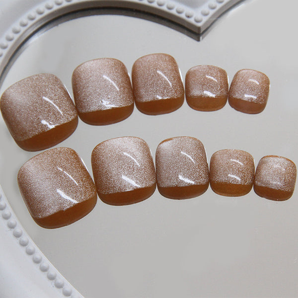 12 Sizes-24 Pcs Press On Nails F157