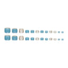 12 Sizes-24 Pcs Press On Nails F145