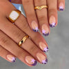 12 Sizes-24 Pcs Press On Nails W1013