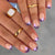 12 Sizes-24 Pcs Press On Nails W1013