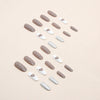 12 Sizes-24 Pcs Press On Nails W418