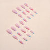 12 Sizes-24 Pcs Press On Nails W851