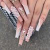 12 Sizes-24 Pcs Press On Nails Z704