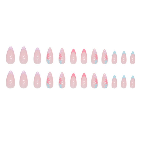 12 Sizes-24 Pcs Press On Nails W851