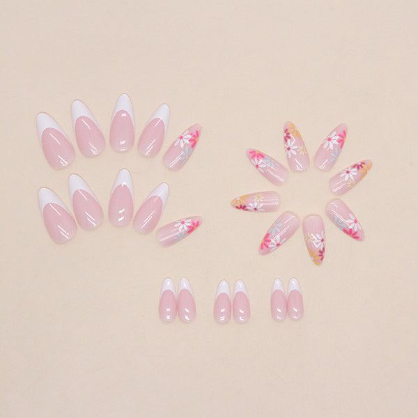 12 Sizes-24 Pcs Press On Nails W880
