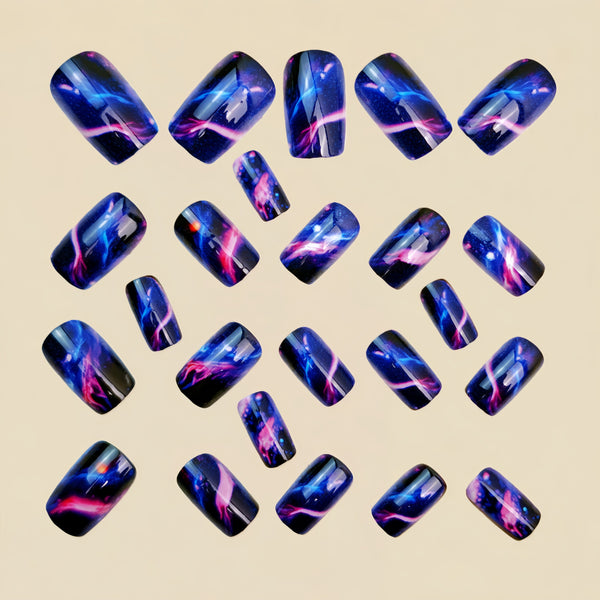 12 Sizes-24 Pcs Press On Nails Y1471-2
