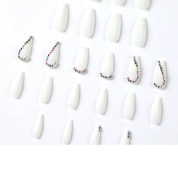 12 Sizes-24 Pcs Press On Nails JP1679