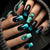 12 Sizes-24 Pcs Press On Nails Y433
