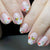 12 Sizes-24 Pcs Press On Nails C1016