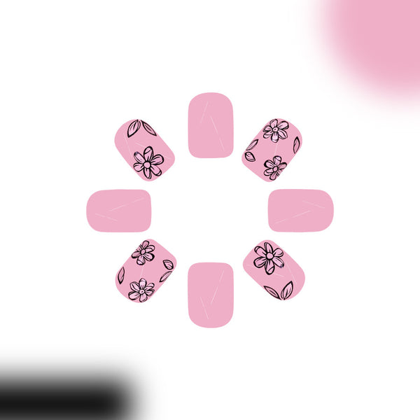 12 Sizes-24 PcsPress On Nails C797