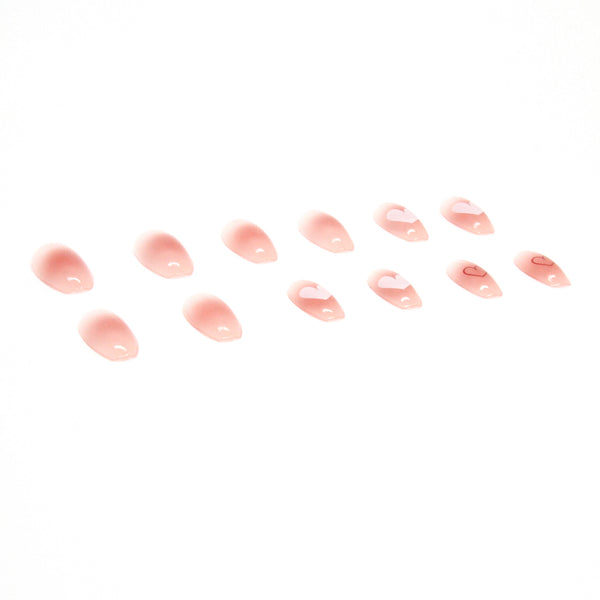 12 Sizes-24 Pcs Press On Nails R348