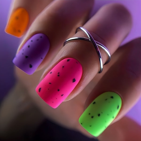12 Sizes-24 Pcs Press On Nails Y1953