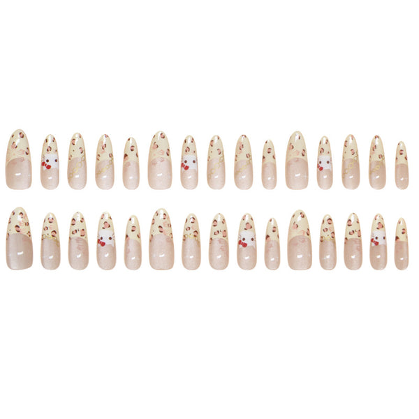 12 Sizes-24 Pcs Press On Nails MY080